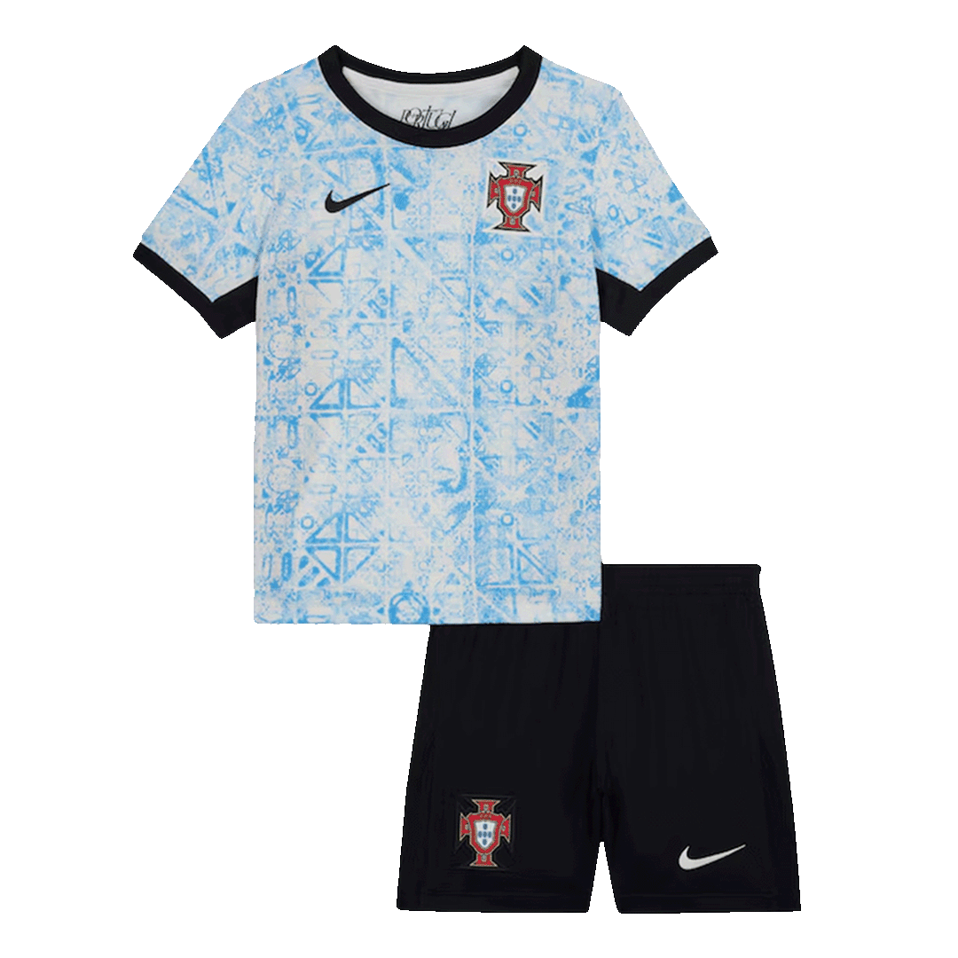 Portugal Away Kids Soccer Jerseys Kit EURO