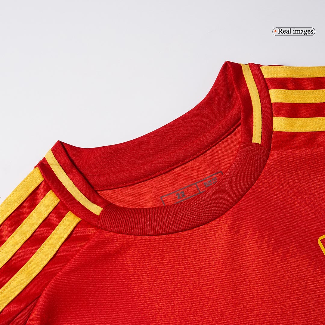 Spain Home Kids Soccer Jerseys Kit EURO