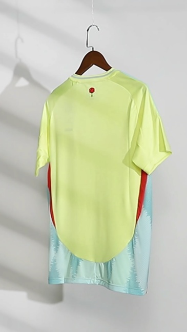 Spain Away Soccer Jersey EURO