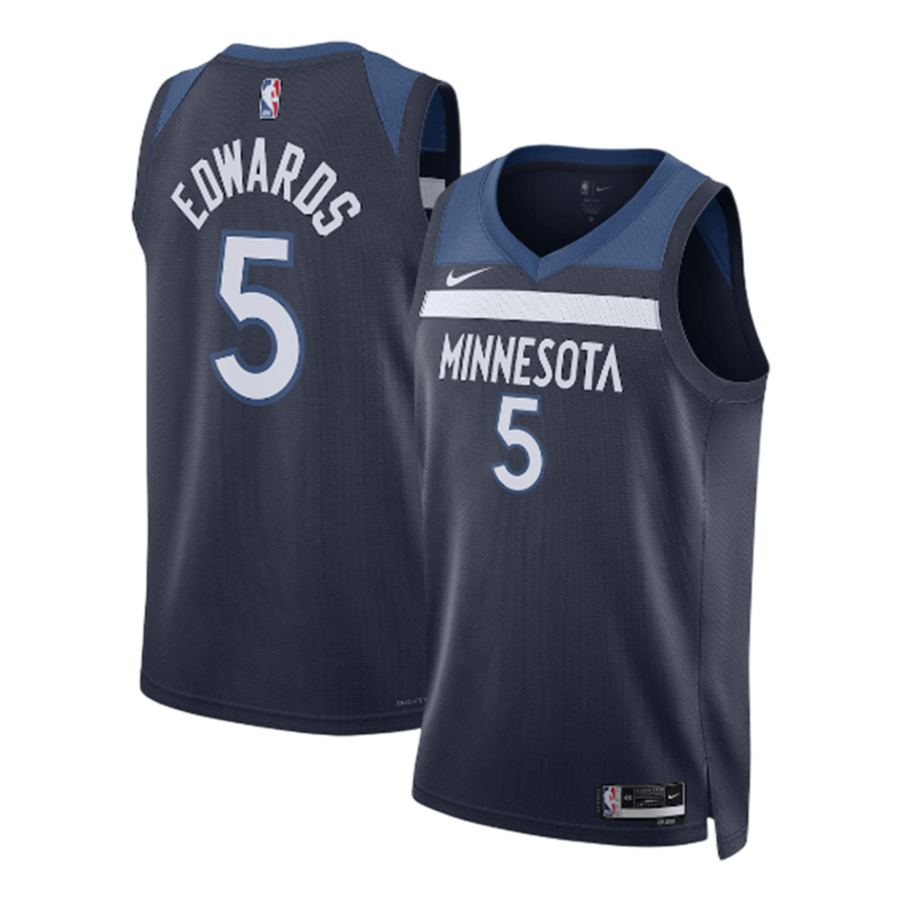 EDWAROS #5 Minnesota Timberwolves NBA Jersey 2026 - Icon Edition