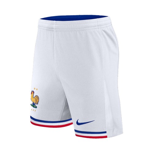 France Home Soccer Shorts