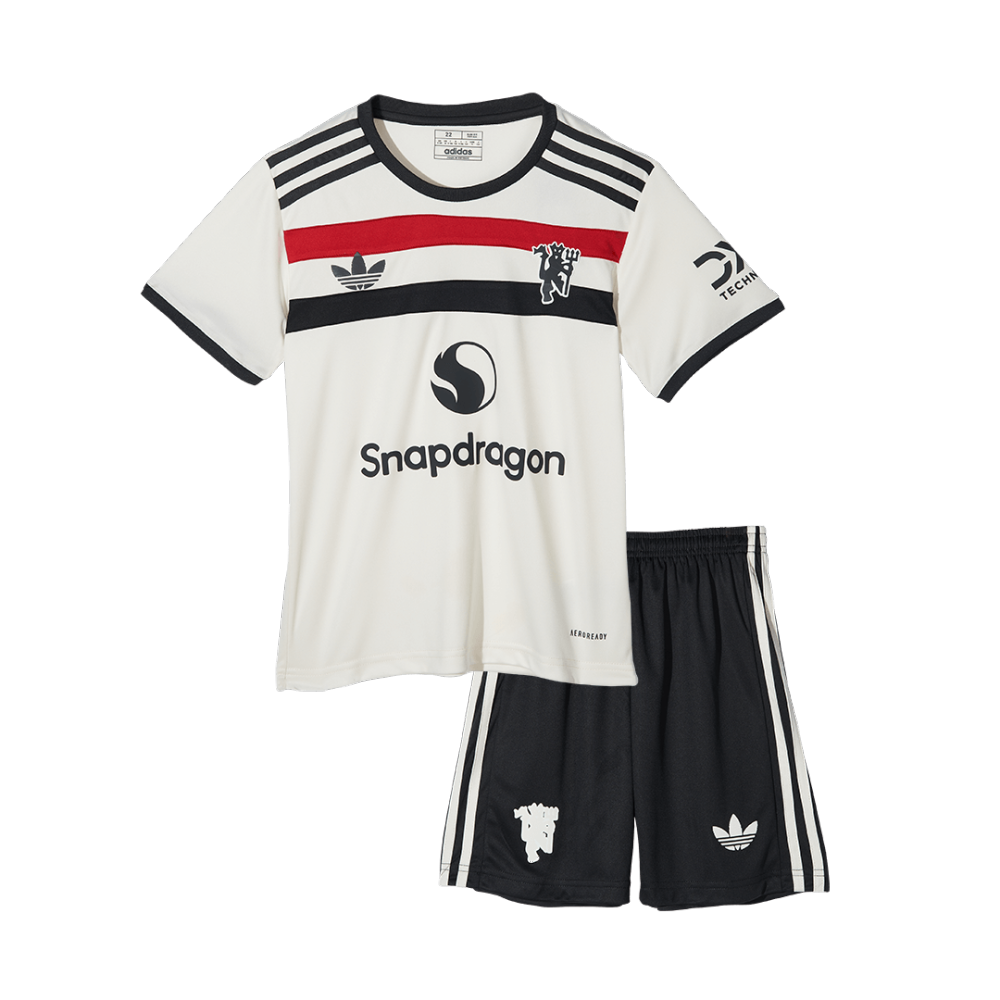 Manchester United Third Away Kids Soccer Jerseys Kit