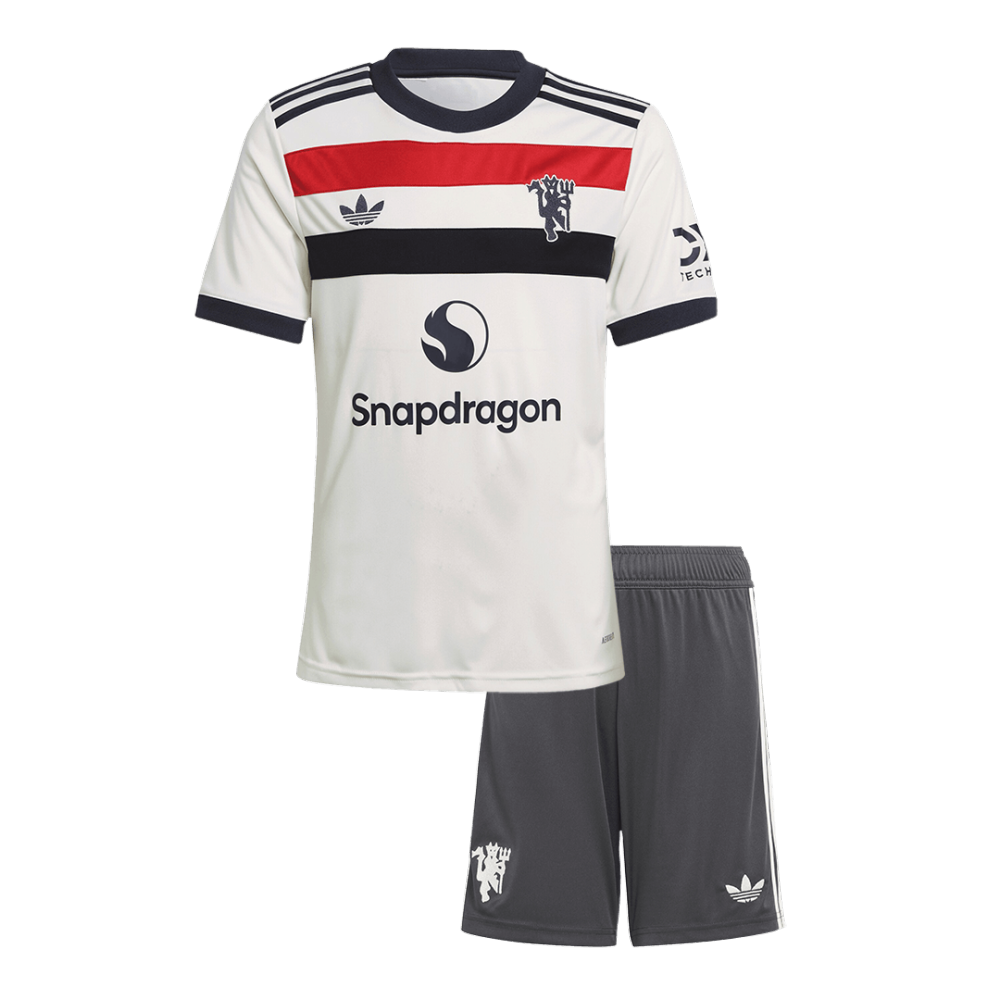 Manchester United Third Away Kids Soccer Jerseys Kit