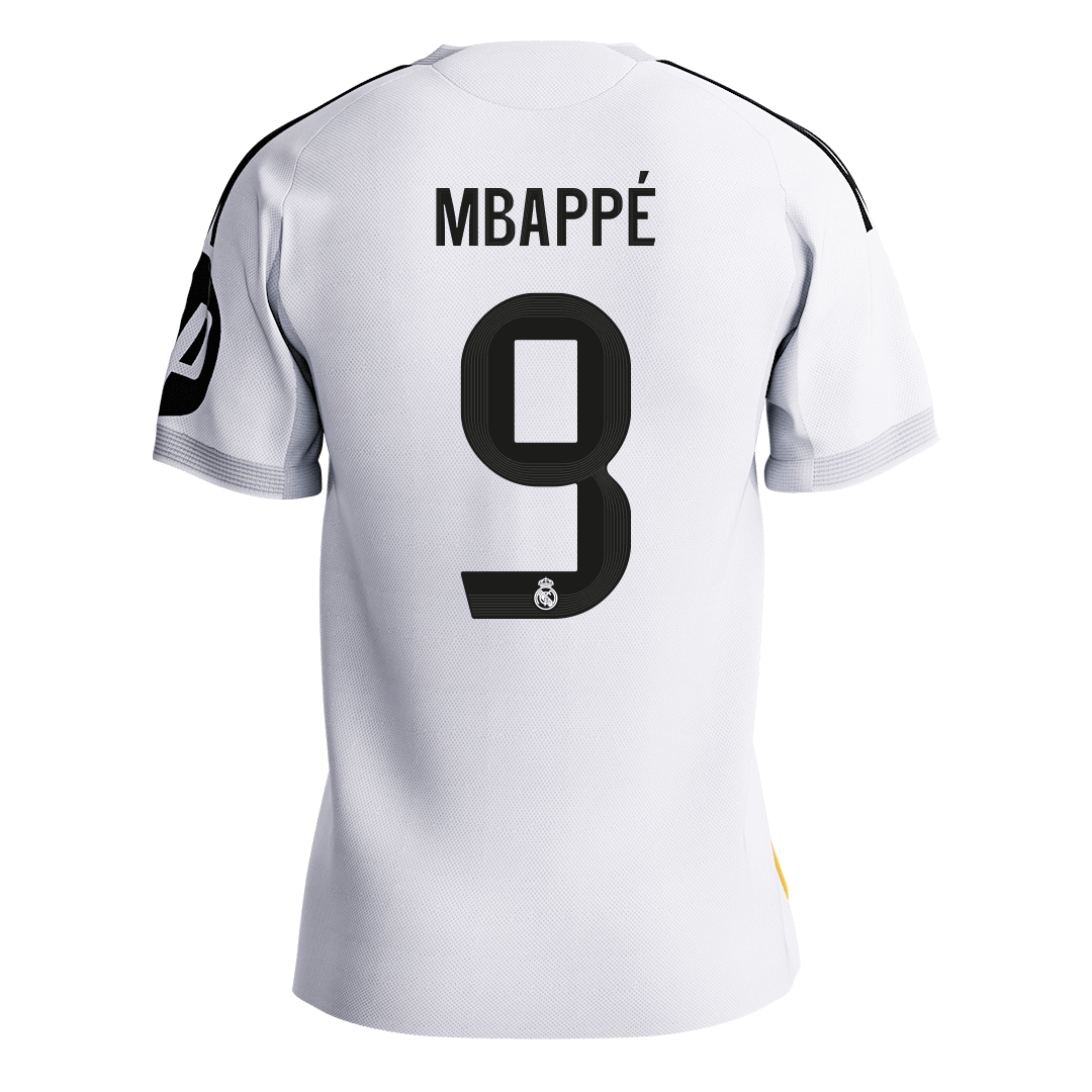 MBAPPÉ #9 Real Madrid Home Authentic Soccer Jersey 2025/26