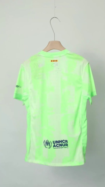 Barcelona Third Away Authentic Soccer Jersey -（Spotify Logo Without Text）