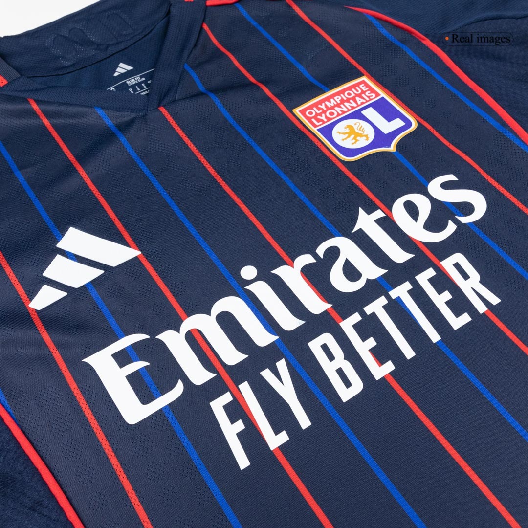 Olympique Lyonnais Away Authentic Soccer Jersey 2025/26