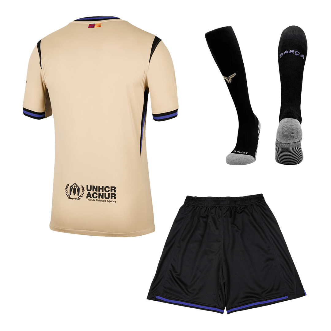 Barcelona Away Jerseys Full Kit 2025/26