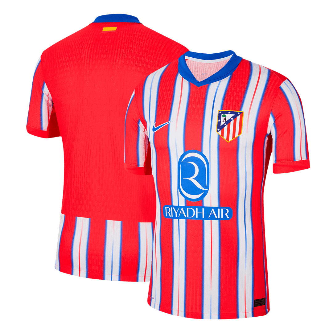 Atletico Madrid Home Authentic Soccer Jersey