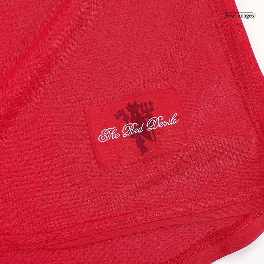 Vintage Soccer Jersey ROONEY #10 Manchester United Home Long Sleeve 2007/08 - UCL Final