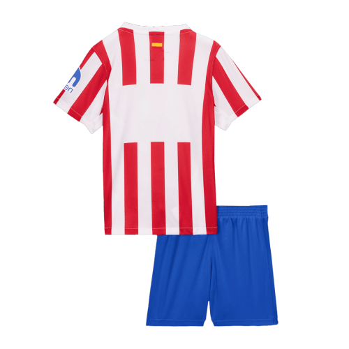 Atletico Madrid Home Kids Soccer Jerseys Kit 2025/26