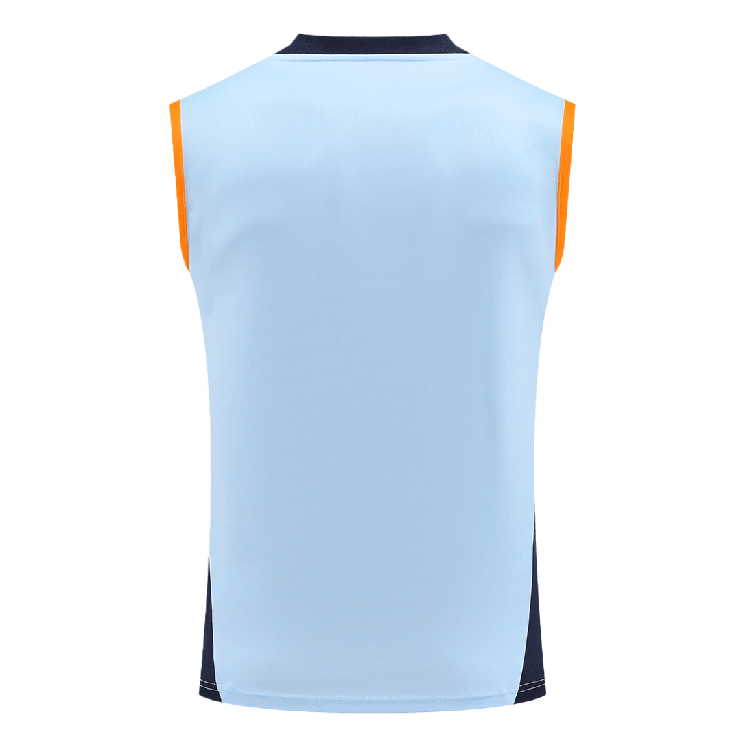 Real Madrid Pre-Match Sleeveless Top Blue