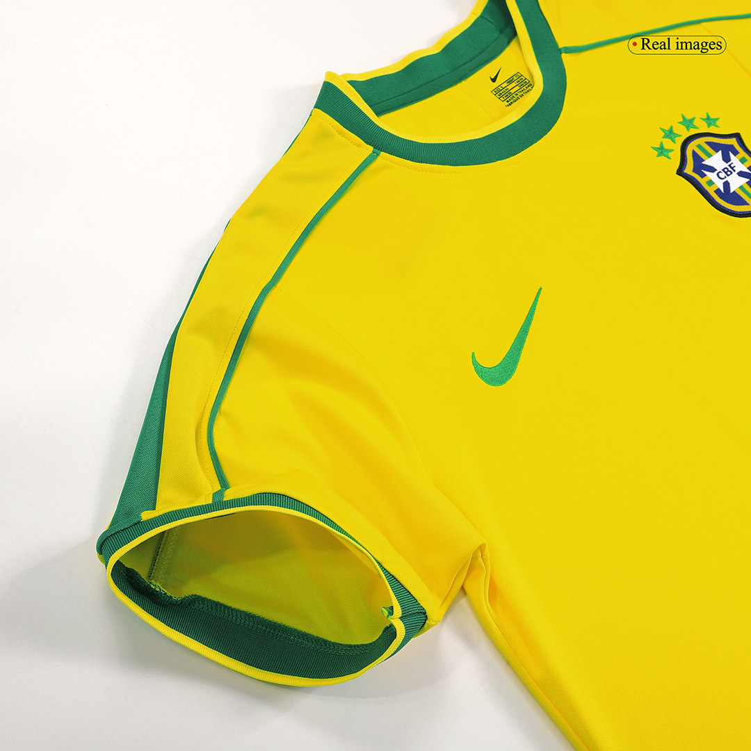 Vintage Soccer Jersey CAFU #2 Brazil Home 1998