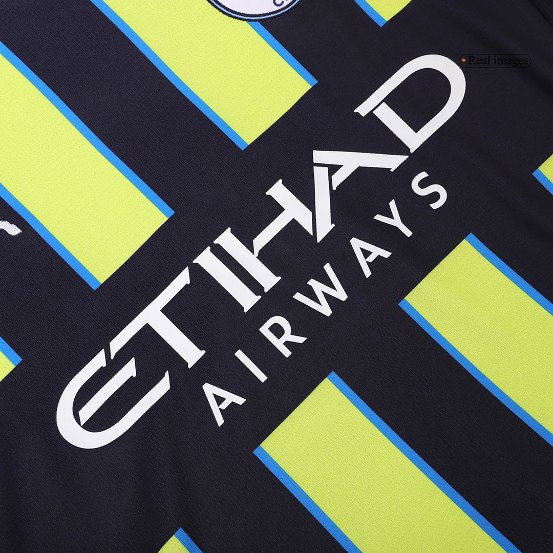 RODRIGO #16 Manchester City Away Soccer Jersey
