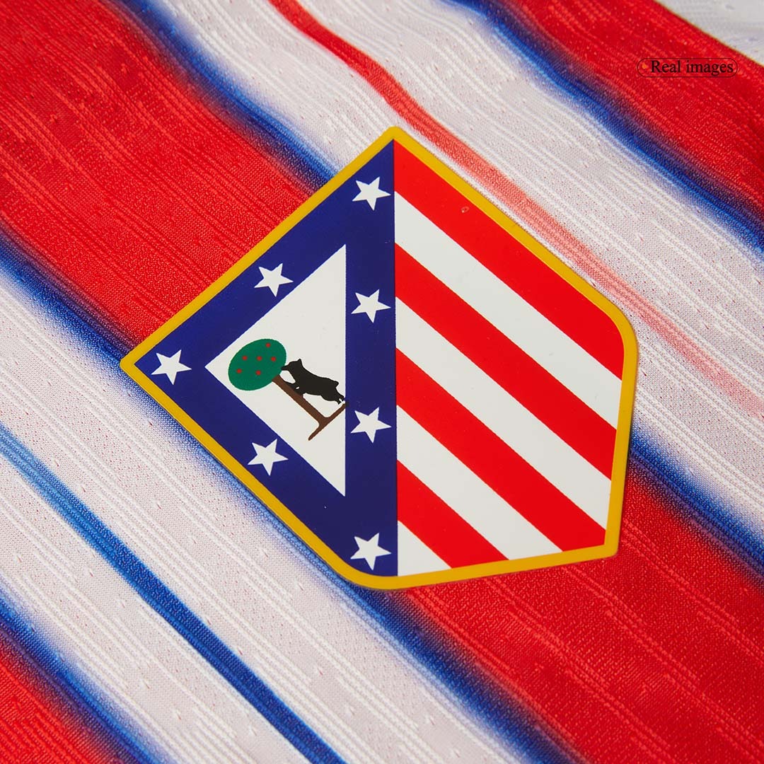 Atletico Madrid Home Authentic Soccer Jersey