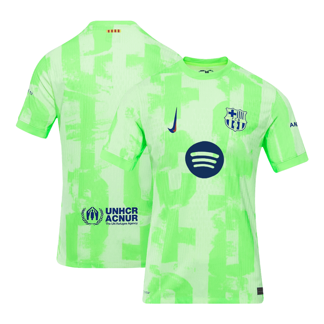 Barcelona Third Away Authentic Soccer Jersey -（Spotify Logo Without Text）24/25
