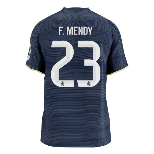 F.MENDY #23 Real Madrid Away Authentic Soccer Jersey 2025/26