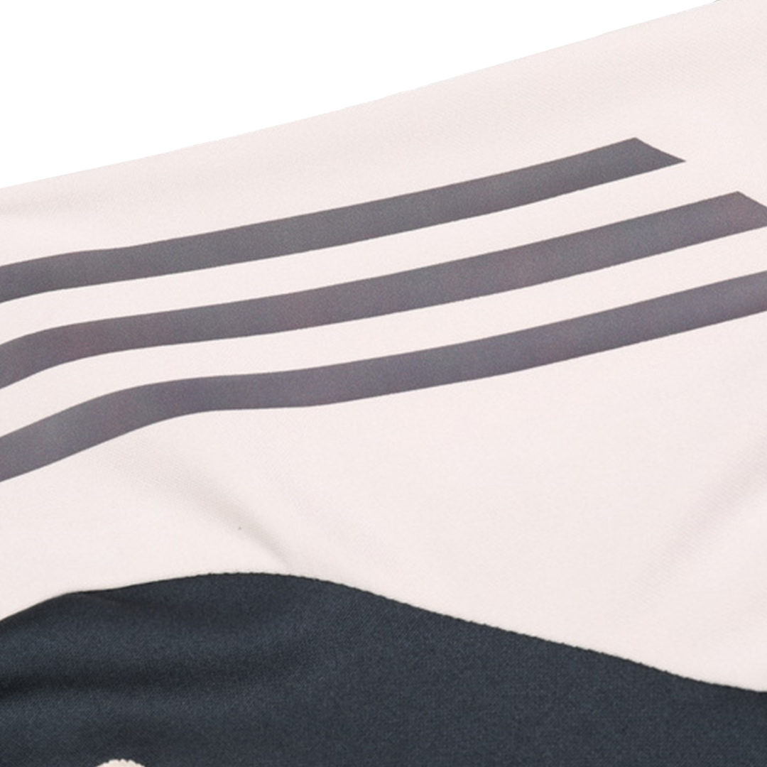Real Madrid 1/4 Zip Tracksuit Gray