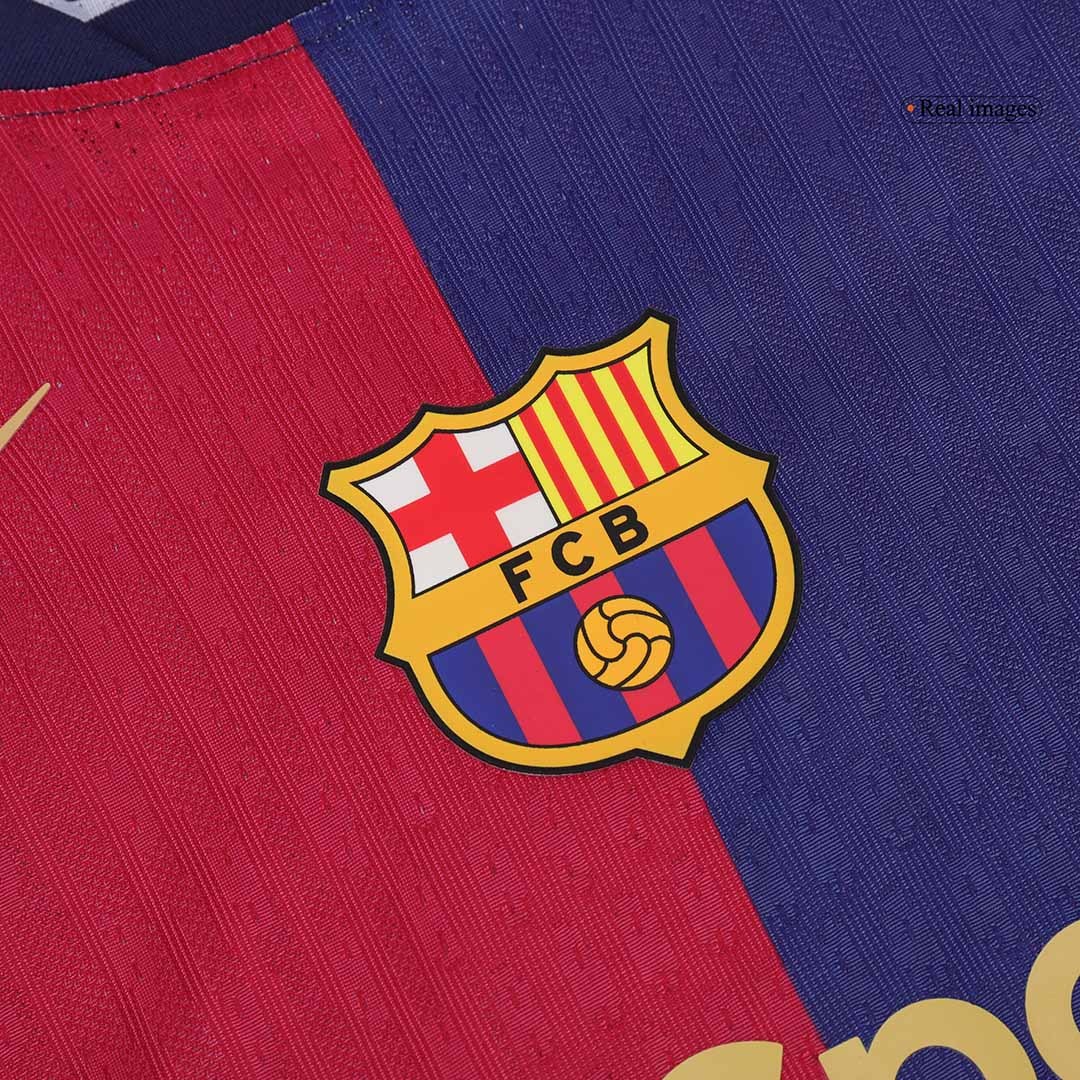 LEWANDOWSKI #9 Barcelona Home Authentic Soccer Jersey
