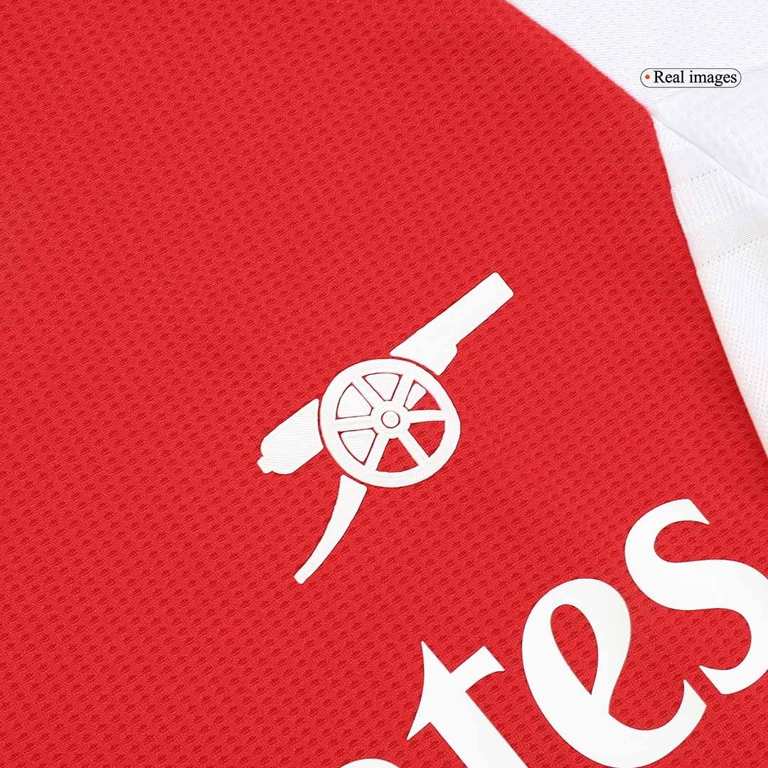 RICE #41 Arsenal Home Authentic Soccer Jersey - UCL