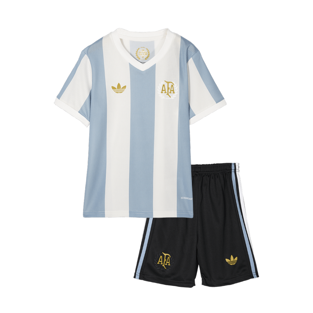 Argentina Kids Soccer Jerseys Kit - 50th Anniversary