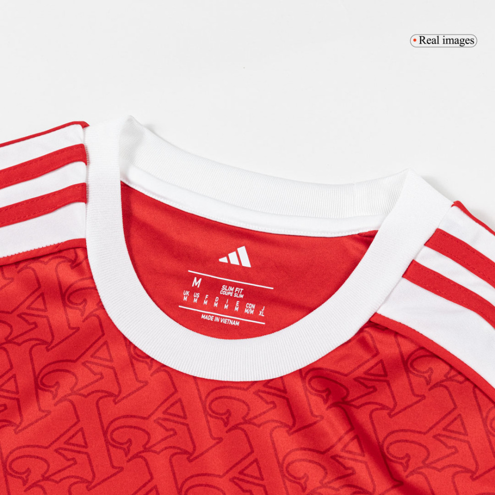 SALIBA #2 Arsenal Home Soccer Jersey 2025/26