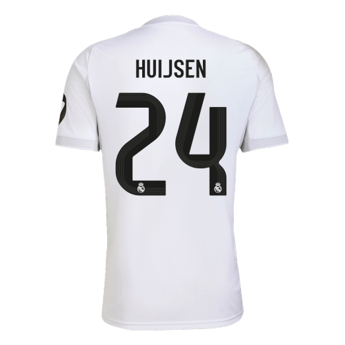 HUIJSEN #24 Real Madrid Home Soccer Jersey 2025/26