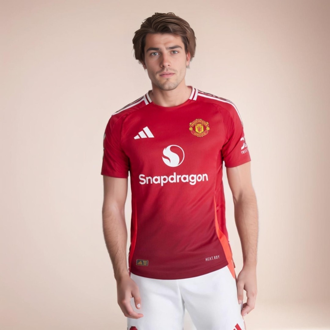 Manchester United Home Authentic Soccer Jersey