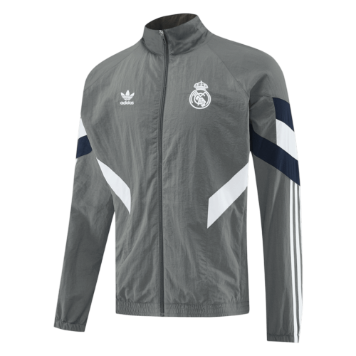 Real Madrid Windbreaker Jacket 2025/26 - Gray