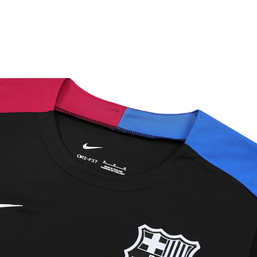 Barcelona Pre-Match Soccer Jersey Black
