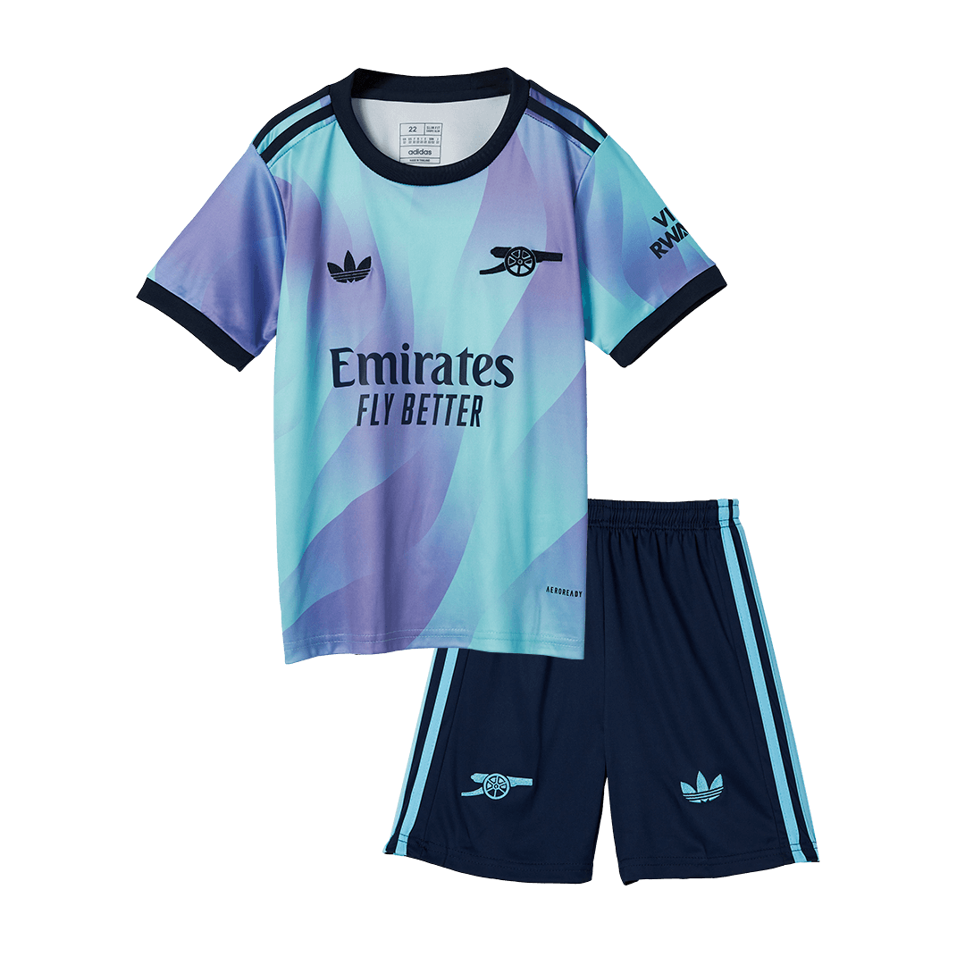 Arsenal Third Away Kids Soccer Jerseys Kit