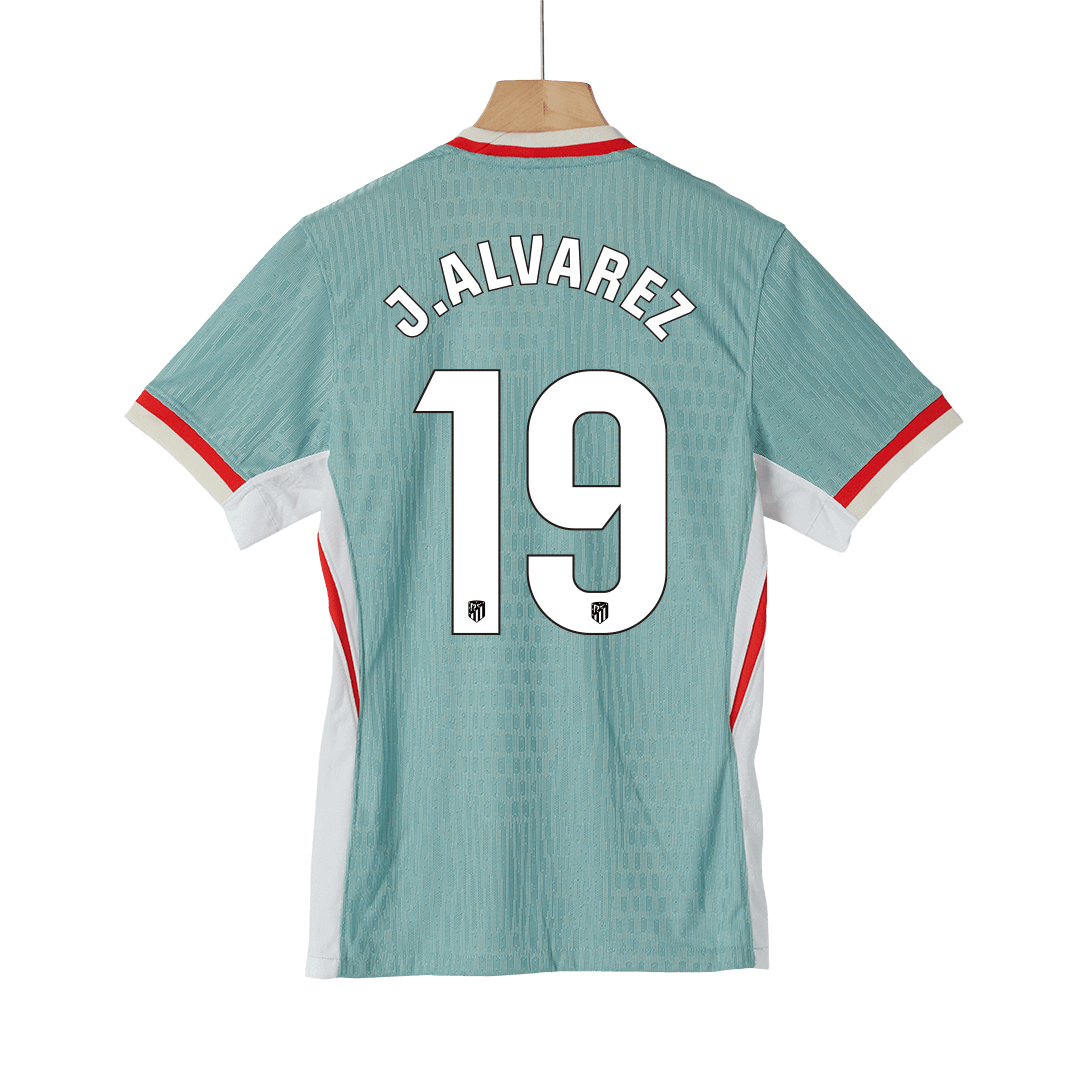 J.ALVAREZ #19 Atletico Madrid Away Authentic Soccer Jersey
