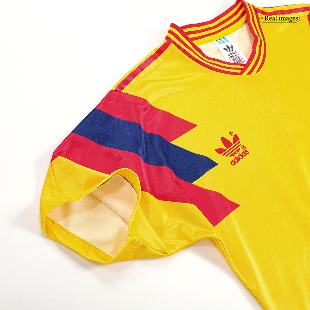 Vintage Soccer Jersey Colombia Home 1990