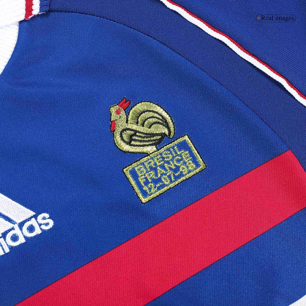 Vintage Soccer Jersey France Home 1998
