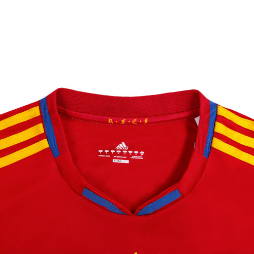 Vintage Soccer Jersey XAVI #8 Spain Home 2010