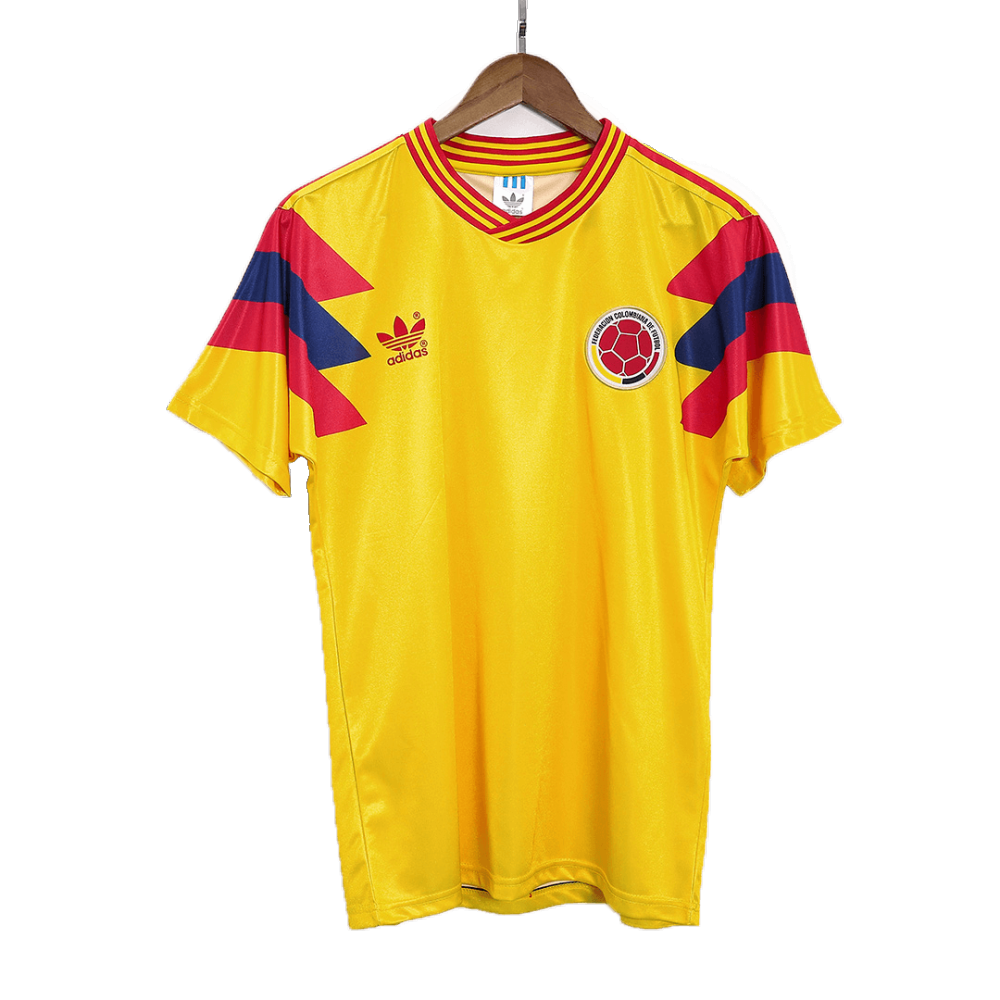 Vintage Soccer Jersey Colombia Home 1990