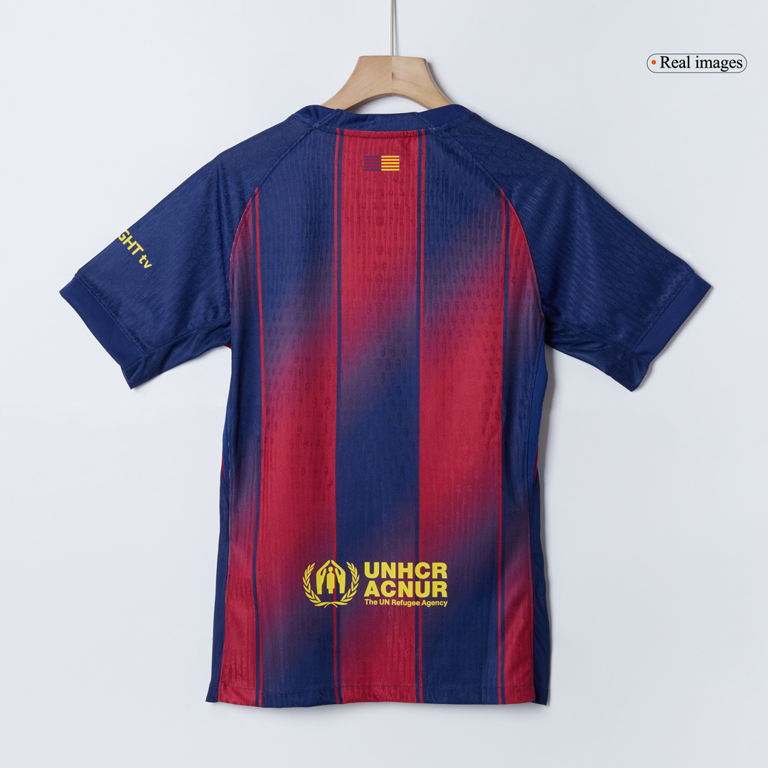 LEWANDOWSKI #9 Barcelona Home Authentic Soccer Jersey 2025/26