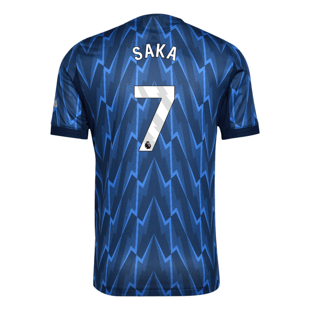 SAKA #7 Arsenal Away Authentic Soccer Jersey 2025/26