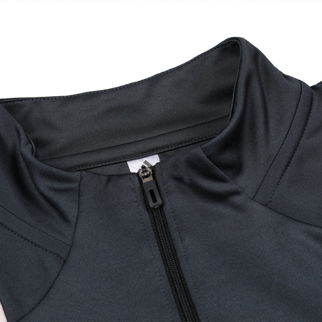 Real Madrid 1/4 Zip Tracksuit Gray