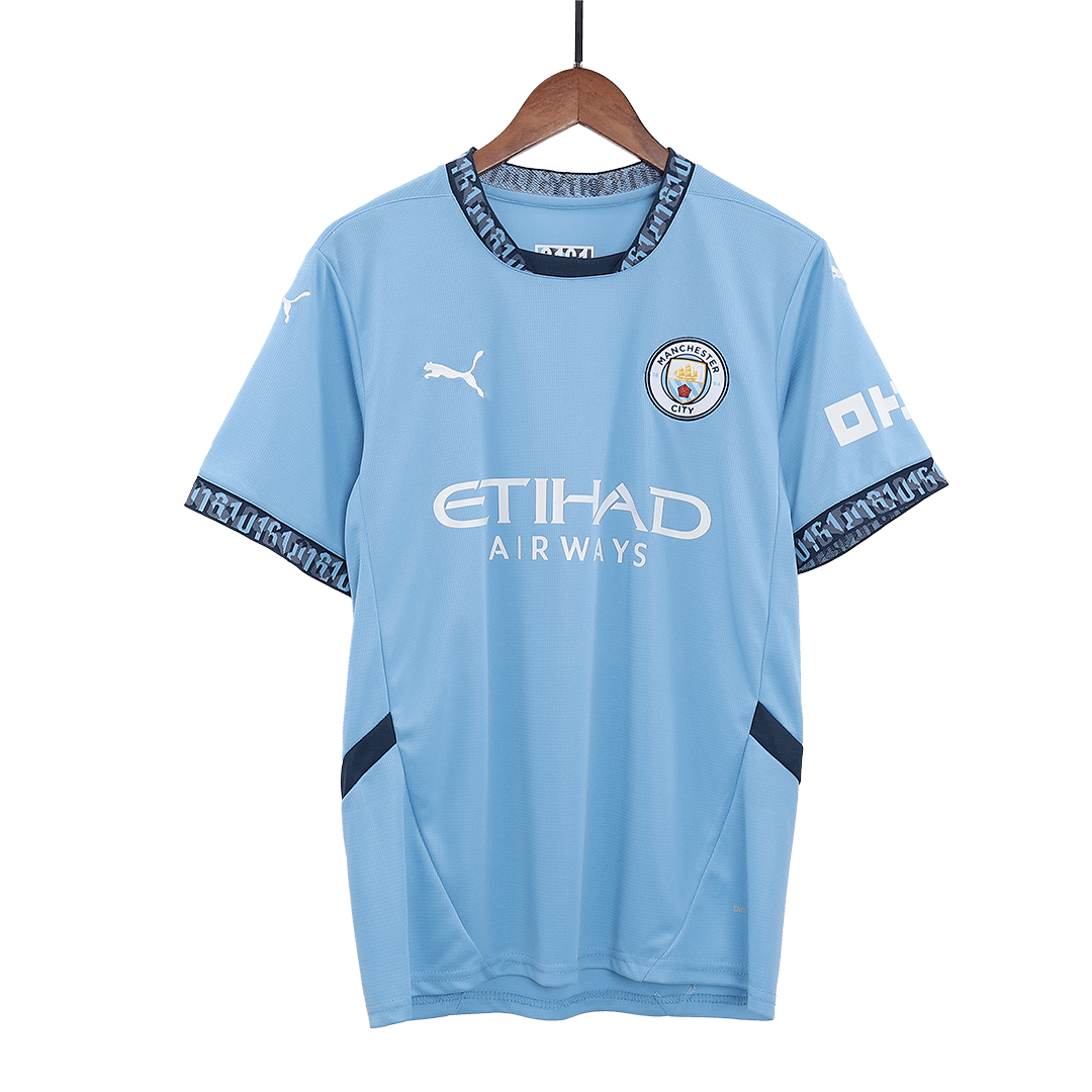 RODRIGO #16 Manchester City Home Soccer Jersey - UCL