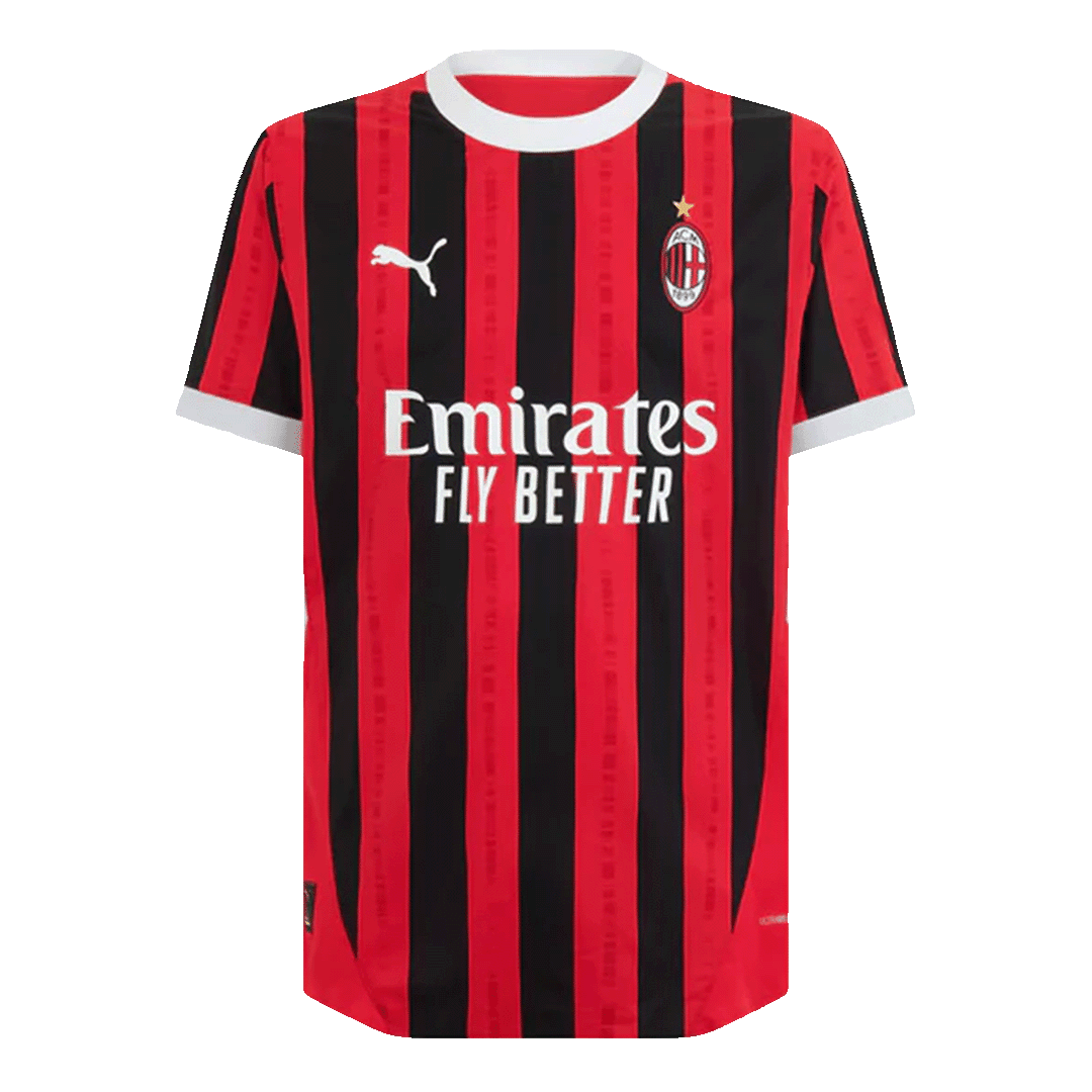 GIMENEZ #7 AC Milan Home Authentic Soccer Jersey