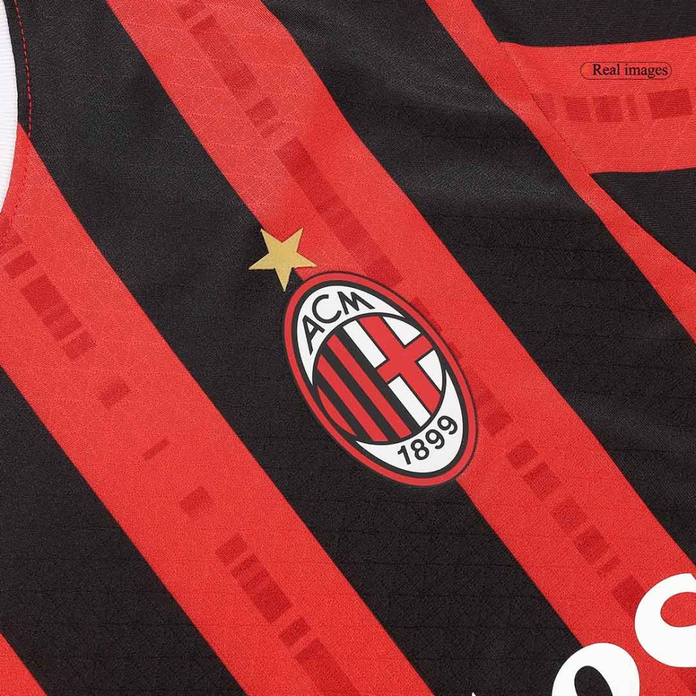 GIMENEZ #7 AC Milan Home Authentic Soccer Jersey