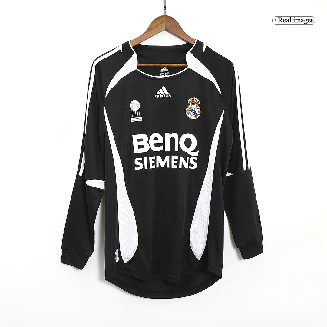 Vintage Soccer Jersey RAUL #7 Real Madrid Away Long Sleeve 2006/07
