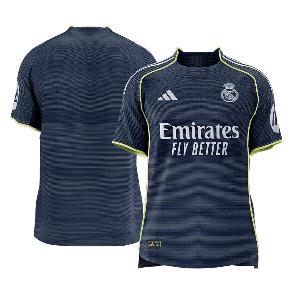 Real Madrid Away Authentic Soccer Jersey 2025/26