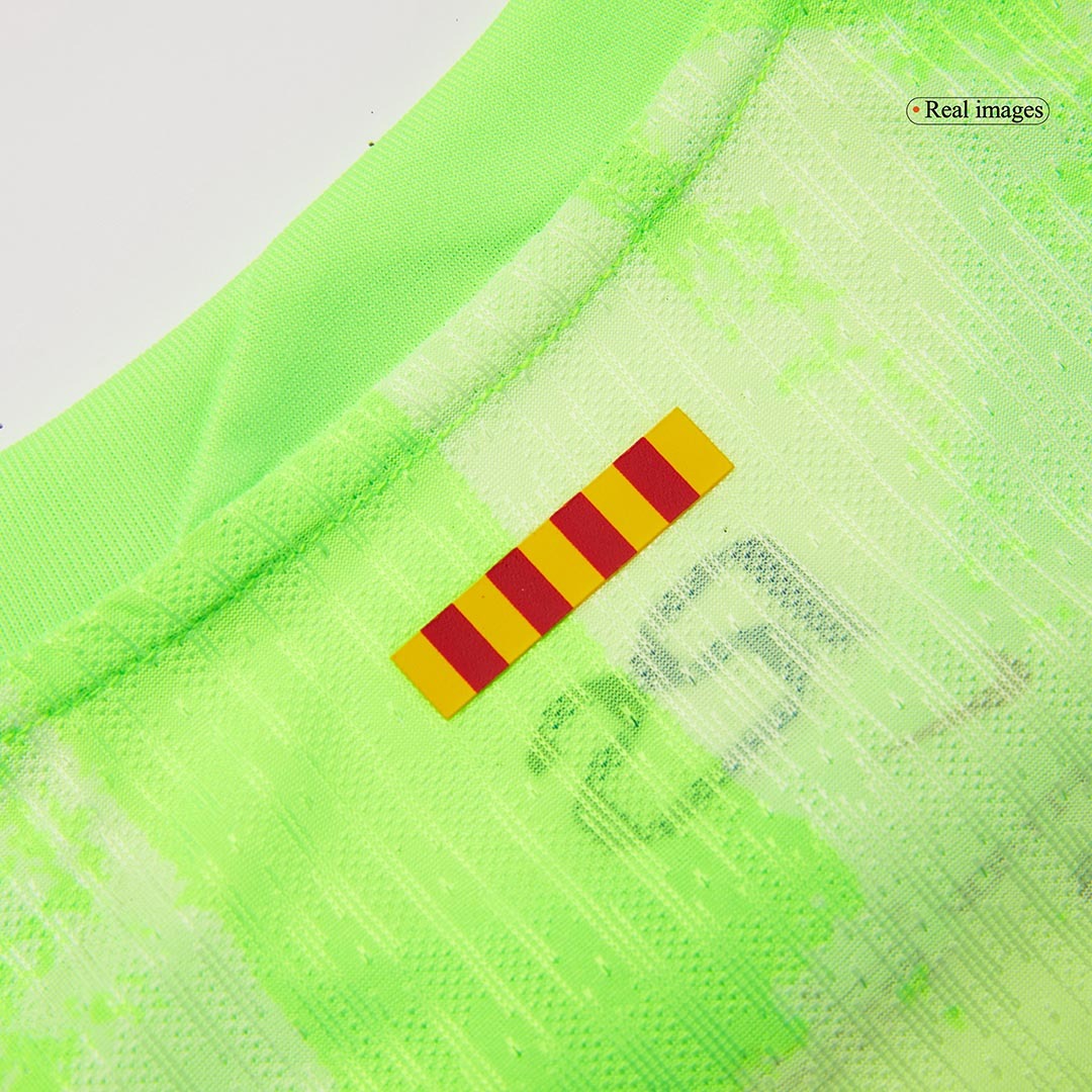 Barcelona Third Away Authentic Soccer Jersey -（Spotify Logo Without Text）24/25