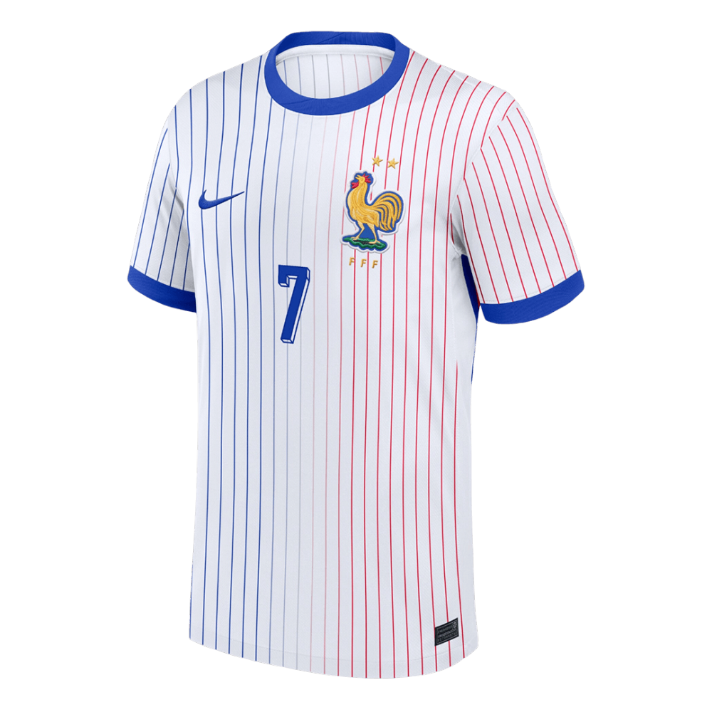 GRIEZMANN #7 France Away Soccer Jersey