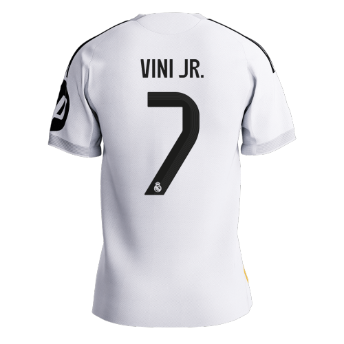 VINI JR. #7 Real Madrid Home Authentic Soccer Jersey 2025/26