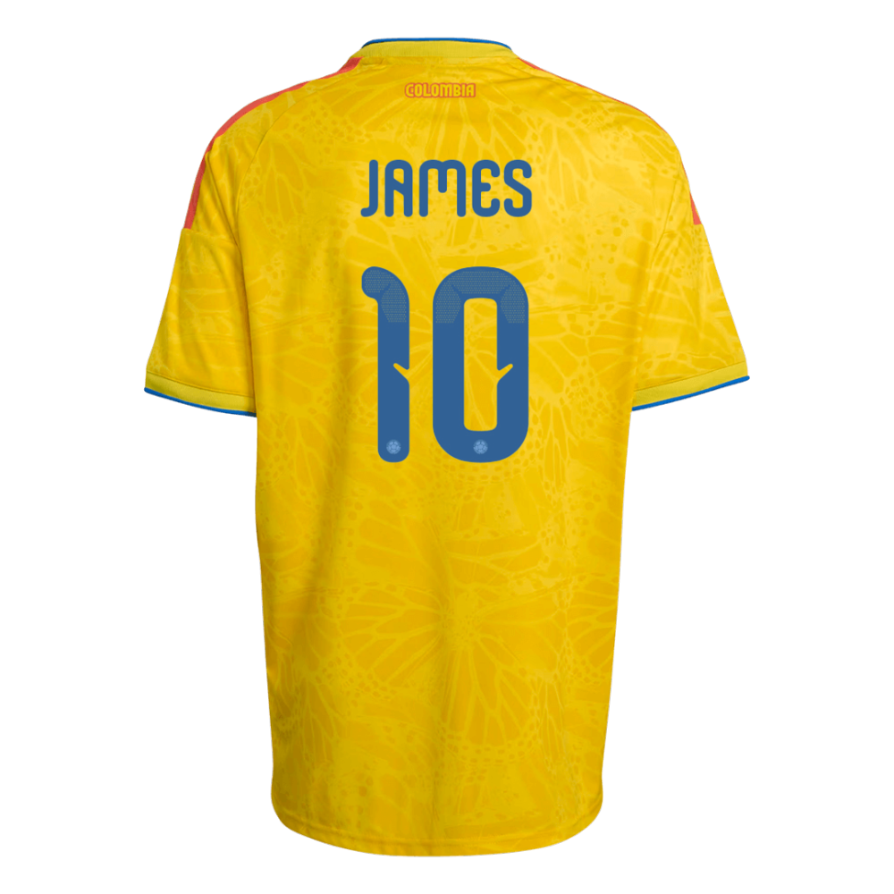 JAMES #10 Colombia Home Soccer Jersey World Cup 2026