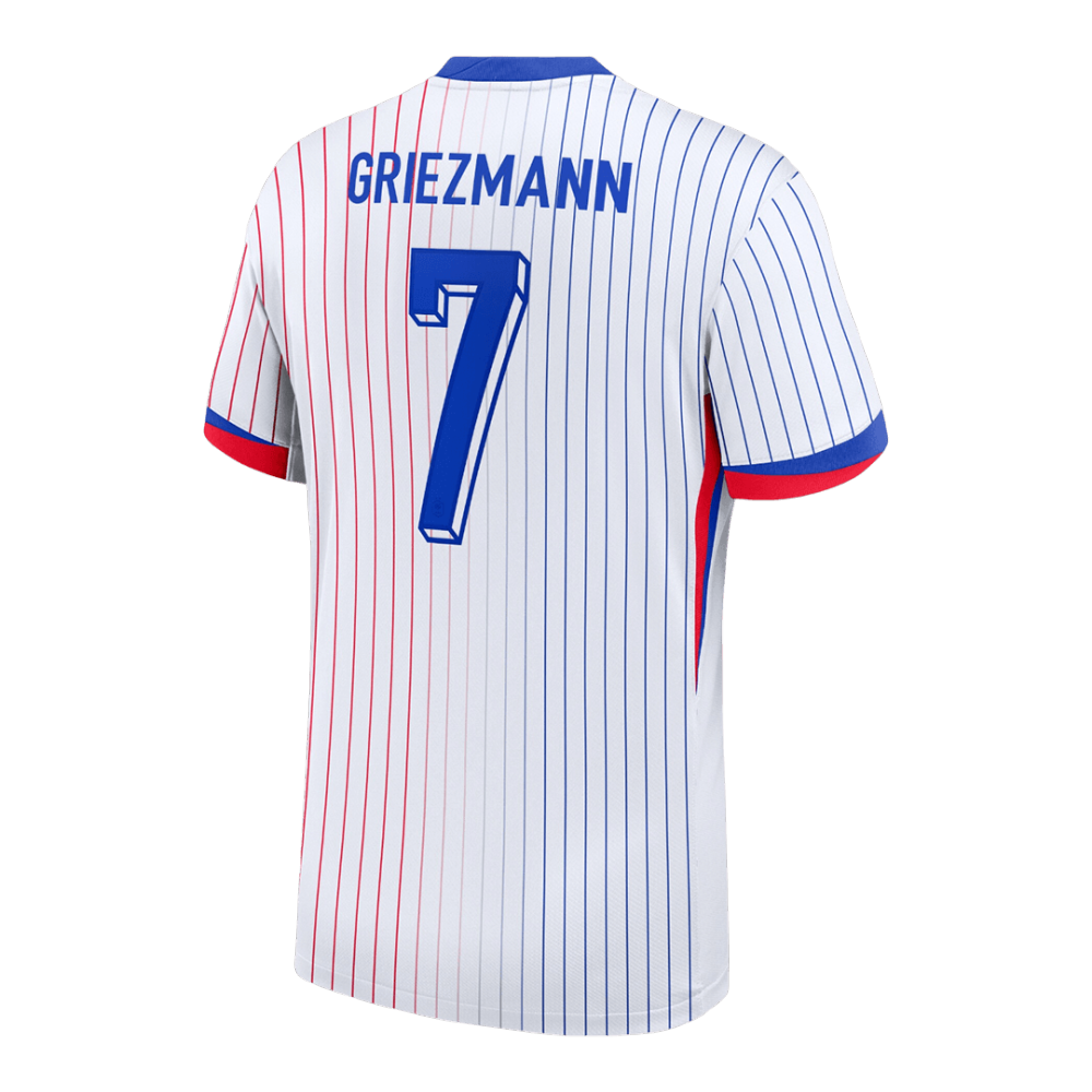 GRIEZMANN #7 France Away Soccer Jersey