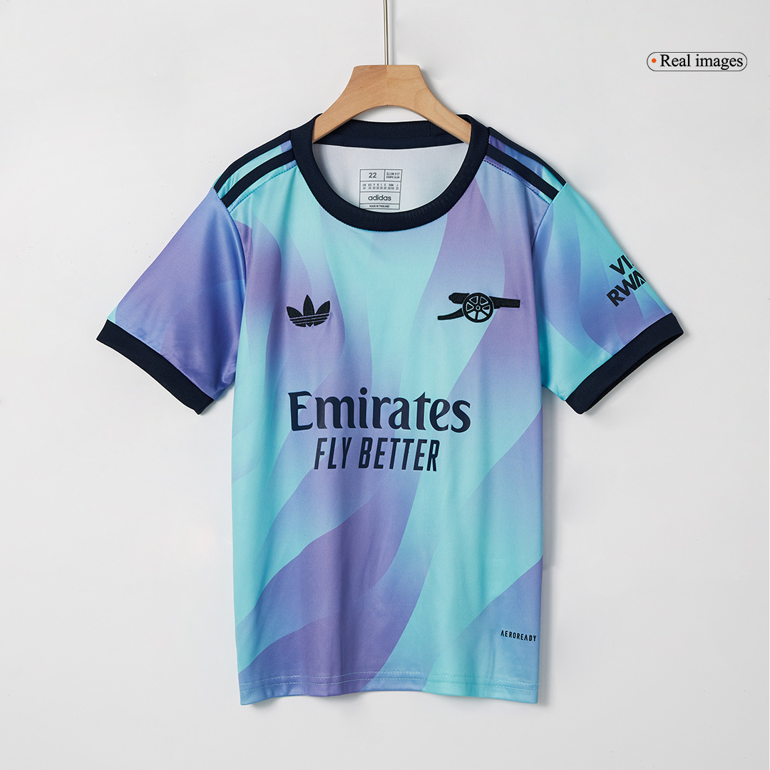Arsenal Third Away Kids Soccer Jerseys Kit