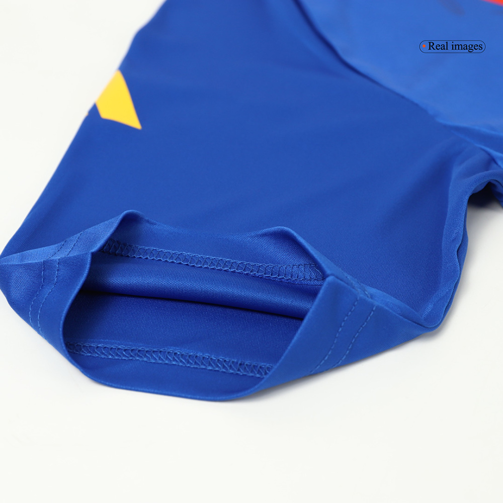 Spain Pre-Match Soccer Jersey EURO Blue